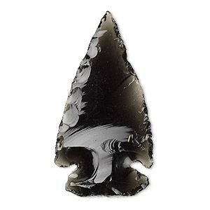 spear head made of obsidian
