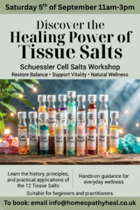 poster of tissue salts poster